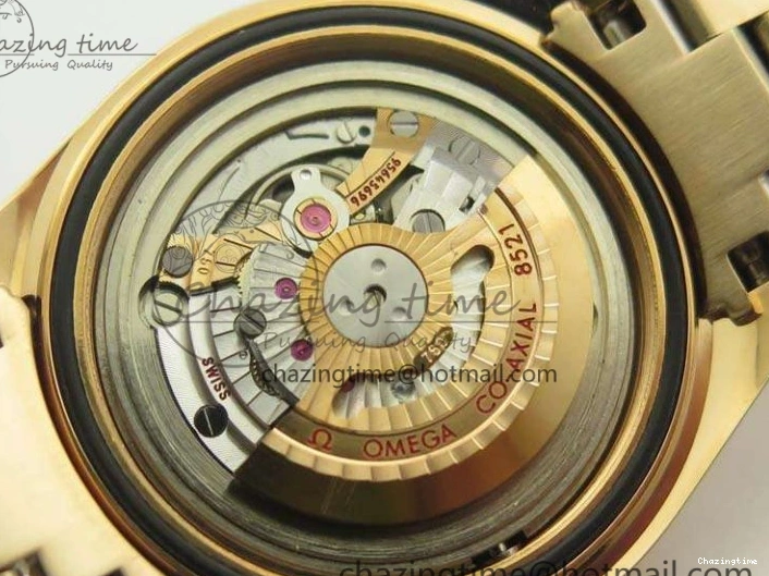 0209 Bright Aqua Terra Ladies 35mm RG V6F Best Edition Brown Dial On RG Bracelet A 8101